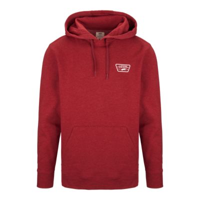 mens red vans hoodie