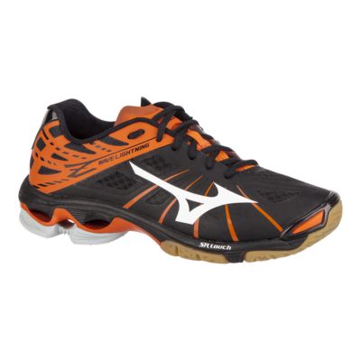 mizuno orange shoes