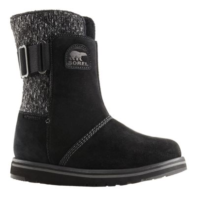 womens black casual boots