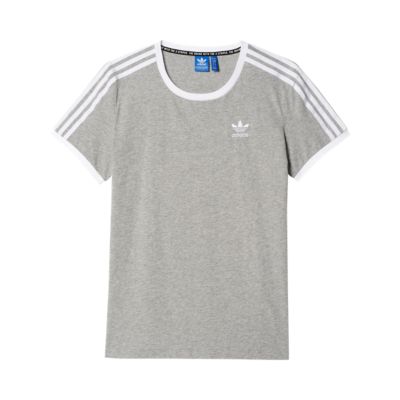 adidas 3 stripe t shirt women's pink