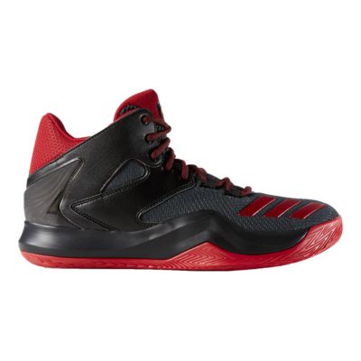 adidas black and red basketball shoes