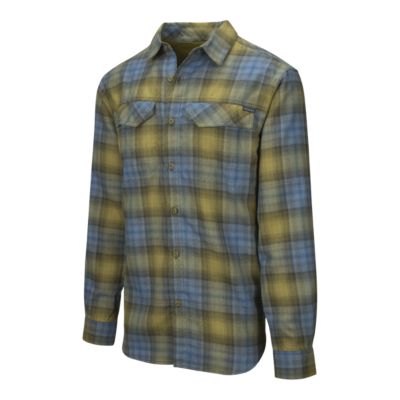 columbia men's silver ridge flannel long sleeve shirt