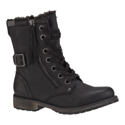 cute boots black