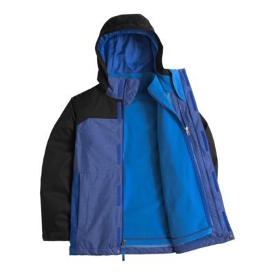 the north face big boys vortex hooded triclimate jacket