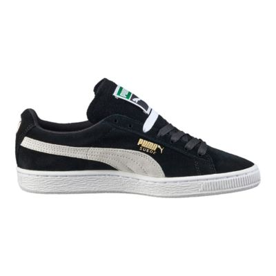 puma suede classic black white womens