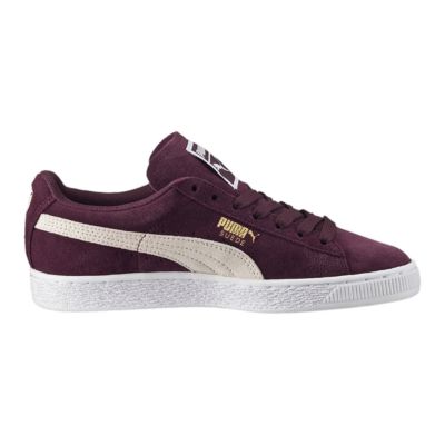 puma suede wine