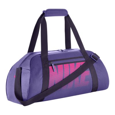 purple nike duffel bag