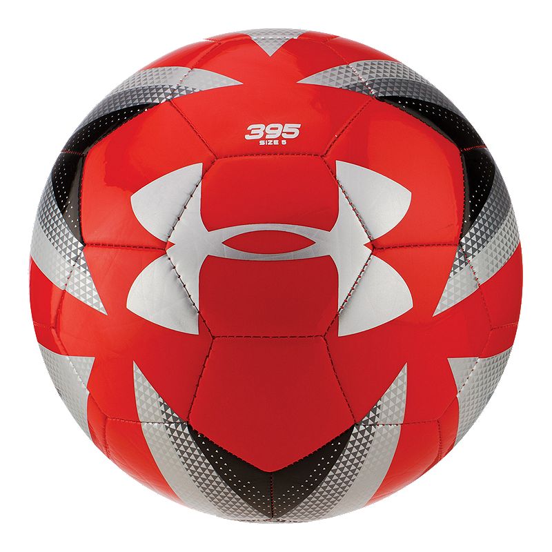 2019 Under Armour DESAFIO 395 White/Red/Black Soccer Ball Size 5 Ages 12+ 