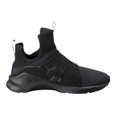 puma fierce quilted black