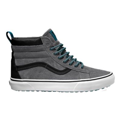 vans sk8 hi grey black
