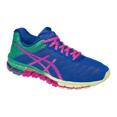 blue and pink asics