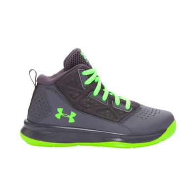grey and green under armour shoes