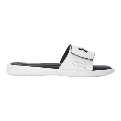 white under armour sandals