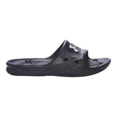 Locker III Slide Sandals - Black/Silver 