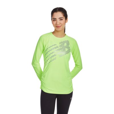 new balance long sleeve running top womens