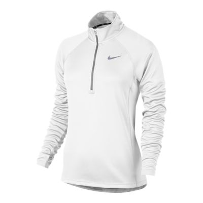 women's long sleeve half zip running top