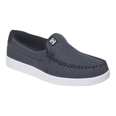 dc white slip on shoes