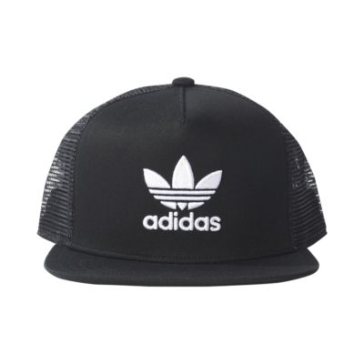 adidas trefoil trucker hat