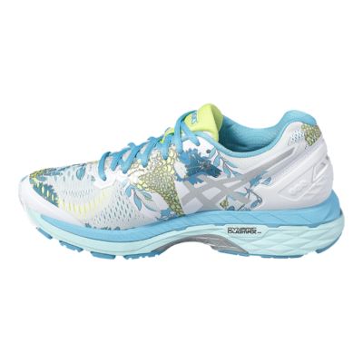 asics floral running shoes