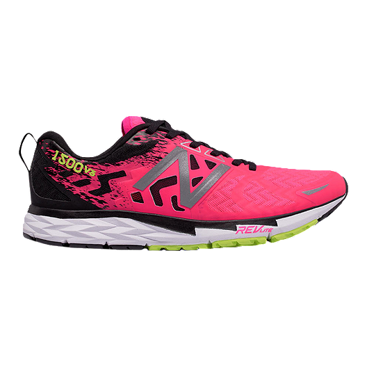 Paquete o empaquetar nombre Móvil New Balance Women's 1500v3 Running Shoes - Pink/Black/Lime Green ...