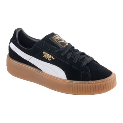 puma women's suede platform sneakers