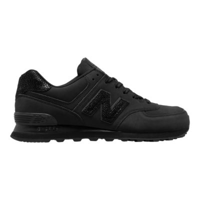 new balance men's 574 sport shoes black