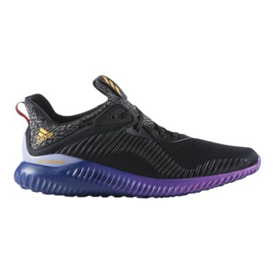 adidas alphabounce black purple
