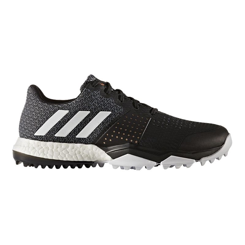 adidas Golf Men's Boost 3 Shoes - Black/White Sport
