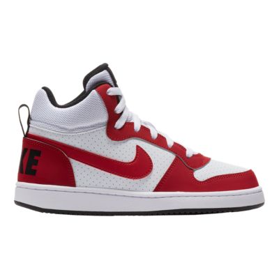 nike court borough red black
