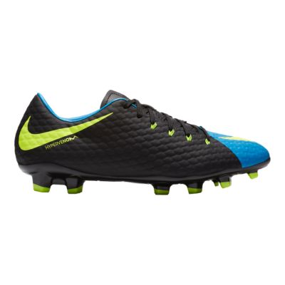 nike hypervenom blue and black