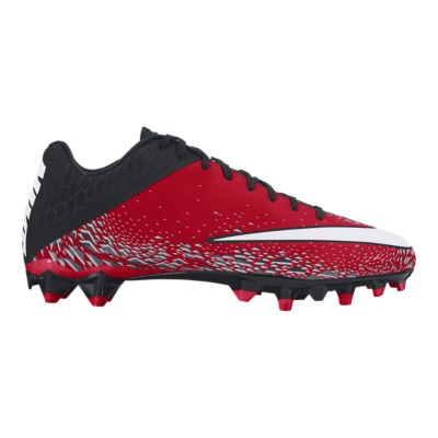 red and black nike football cleats