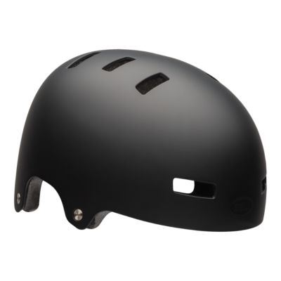 matte black cycling helmet