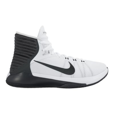 nike white high top basketball shoes