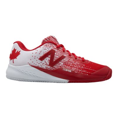 new balance red tennis shoes