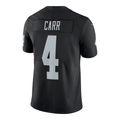 oakland raiders nike derek carr limited black jersey