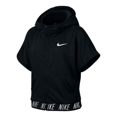 nike dry training hoodie short sleeve