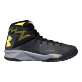 under armour yellow and black shoes