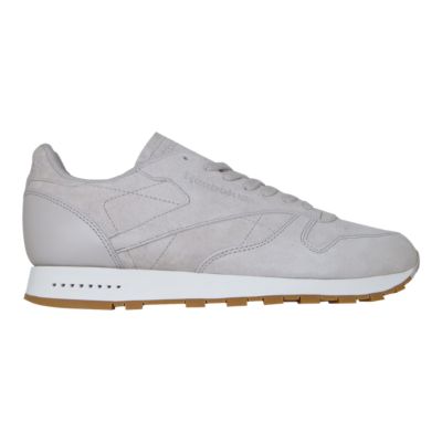 reebok men's classic leather gum shoes