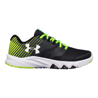 green and black under armour shoes