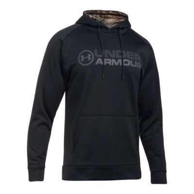 under armour men's armour fleece stacked hoodie