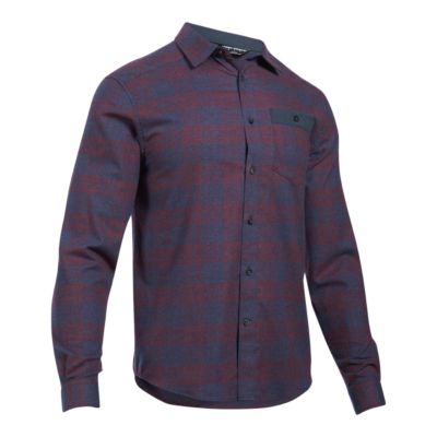 under armour men's flannel shirt