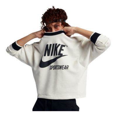 nike sportswear women's heritage crew sweatshirt