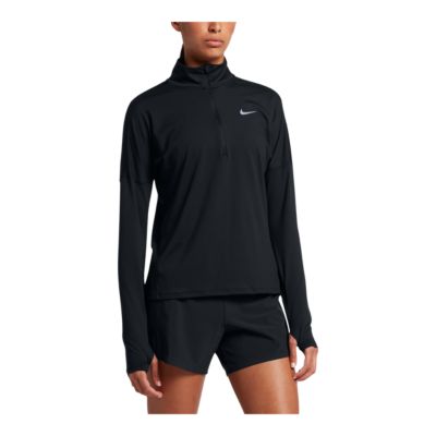 nike women's dry element half zip long sleeve running shirt