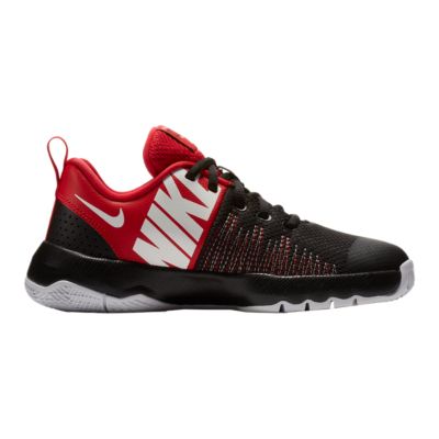 nike team hustle red and black