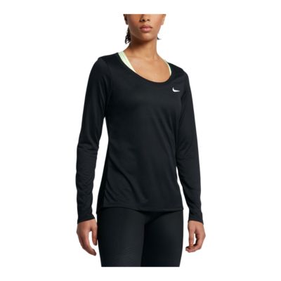 nike women's legend long sleeve tee