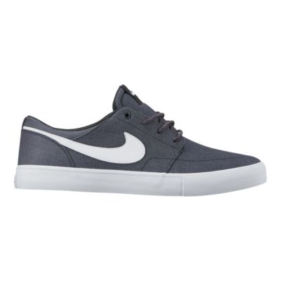 nike sb portmore 2 solarsoft mid canvas white