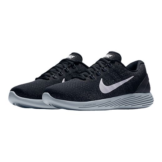 Nike Men's LunarGlide 9 Shoes - Black/White | Sport Chek