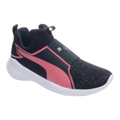 puma rebel mid trainers ladies