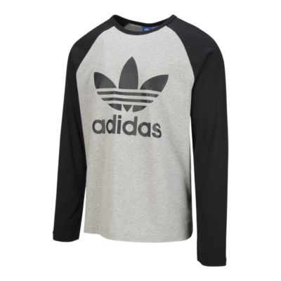 adidas men's long sleeve logo shirt