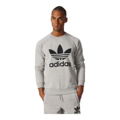 adidas men's trefoil sweatshirt